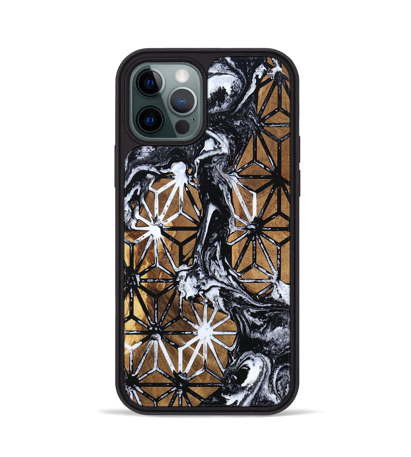 iPhone 12 Pro Wood Phone Case - Emmitt (Pattern, 799856)