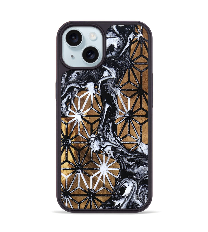 iPhone 15 Wood Phone Case - Emmitt (Pattern, 799856)