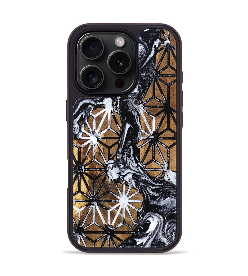 iPhone 16 Pro Wood Phone Case - Emmitt (Pattern, 799856)