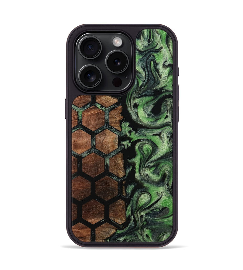 iPhone 15 Pro Wood Phone Case - Bret (Pattern, 799857)