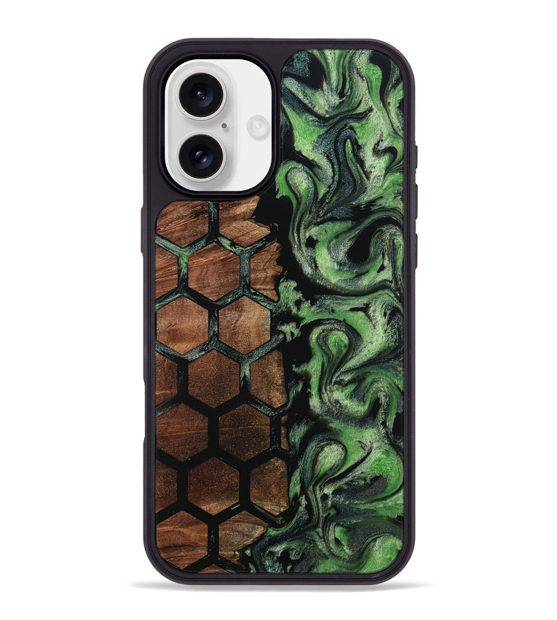 iPhone 16 Plus Wood Phone Case - Bret (Pattern, 799857)