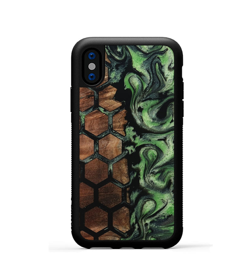 iPhone Xs Wood Phone Case - Bret (Pattern, 799857)