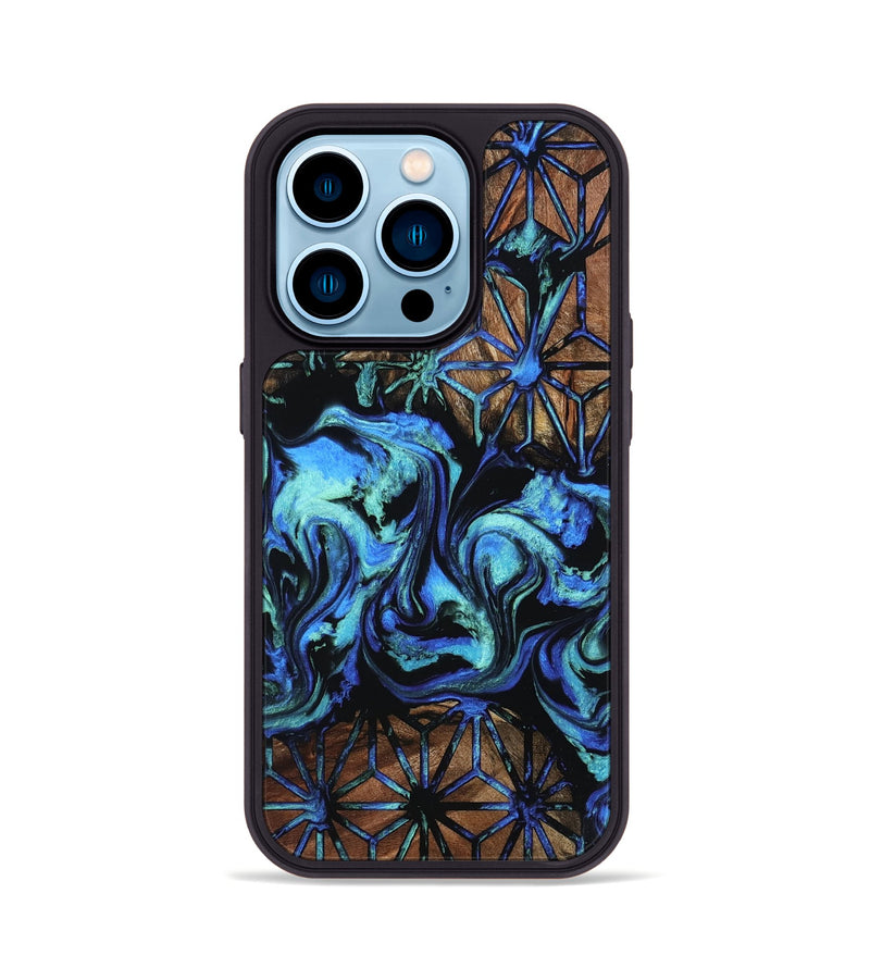 iPhone 14 Pro Wood Phone Case - Ayana (Pattern, 799858)