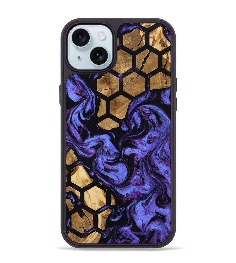 iPhone 15 Plus Wood Phone Case - Paige (Pattern, 799859)