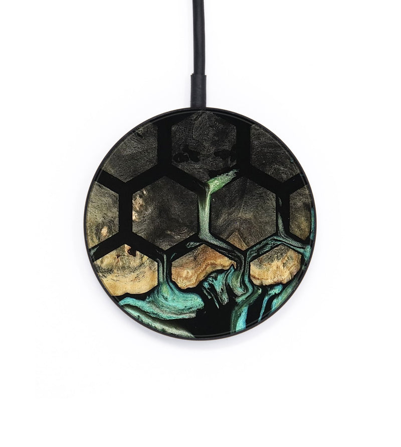 Circle Wood Wireless Charger - Noemi (Pattern, 799860)