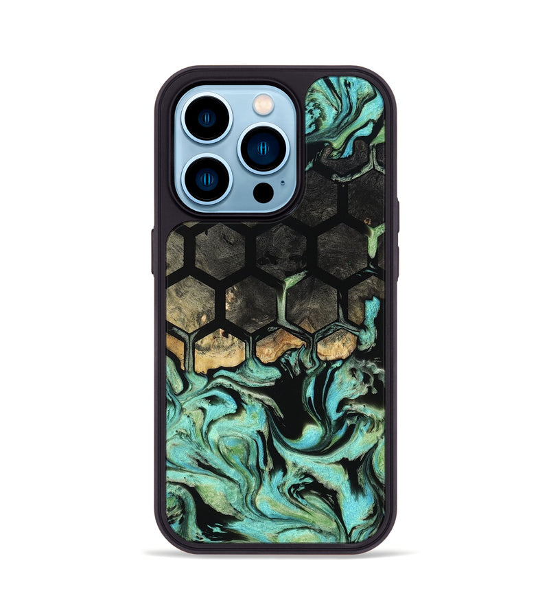 iPhone 14 Pro Wood Phone Case - Noemi (Pattern, 799860)