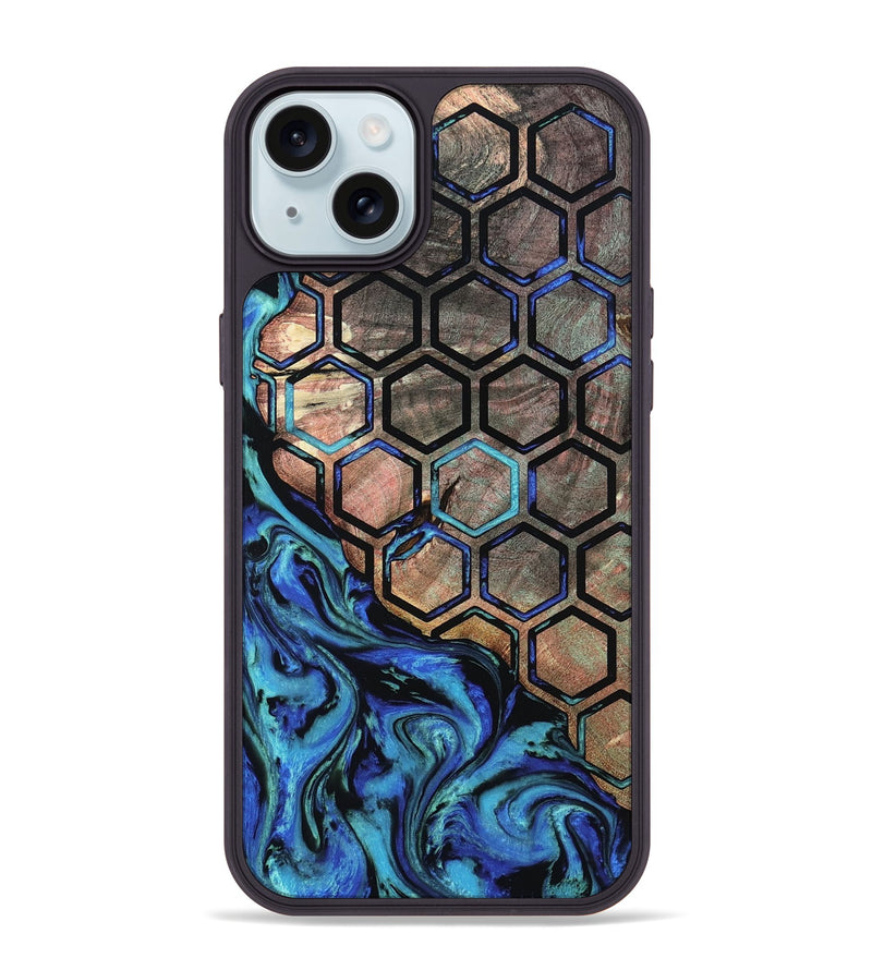 iPhone 15 Plus Wood Phone Case - Katlin (Pattern, 799861)