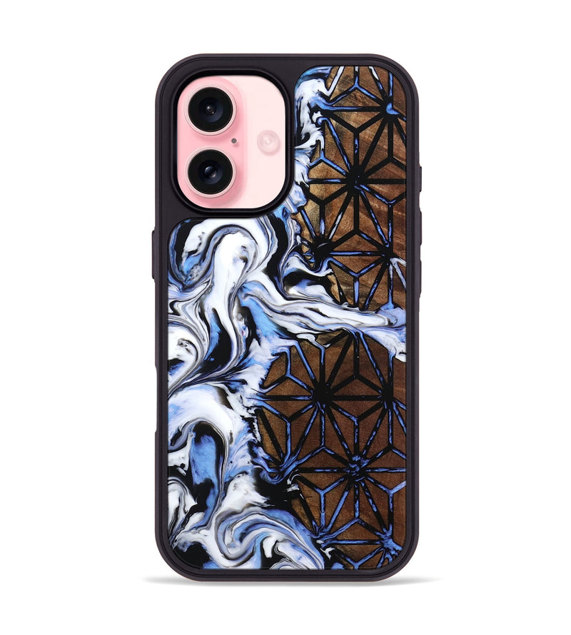 iPhone 16 Wood Phone Case - Kenzie (Pattern, 799862)