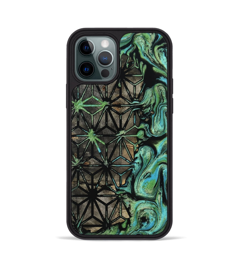iPhone 12 Pro Wood Phone Case - Gianna (Pattern, 799863)