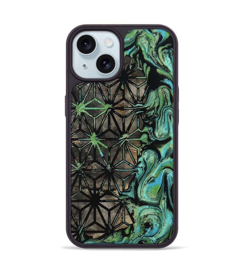 iPhone 15 Wood Phone Case - Gianna (Pattern, 799863)