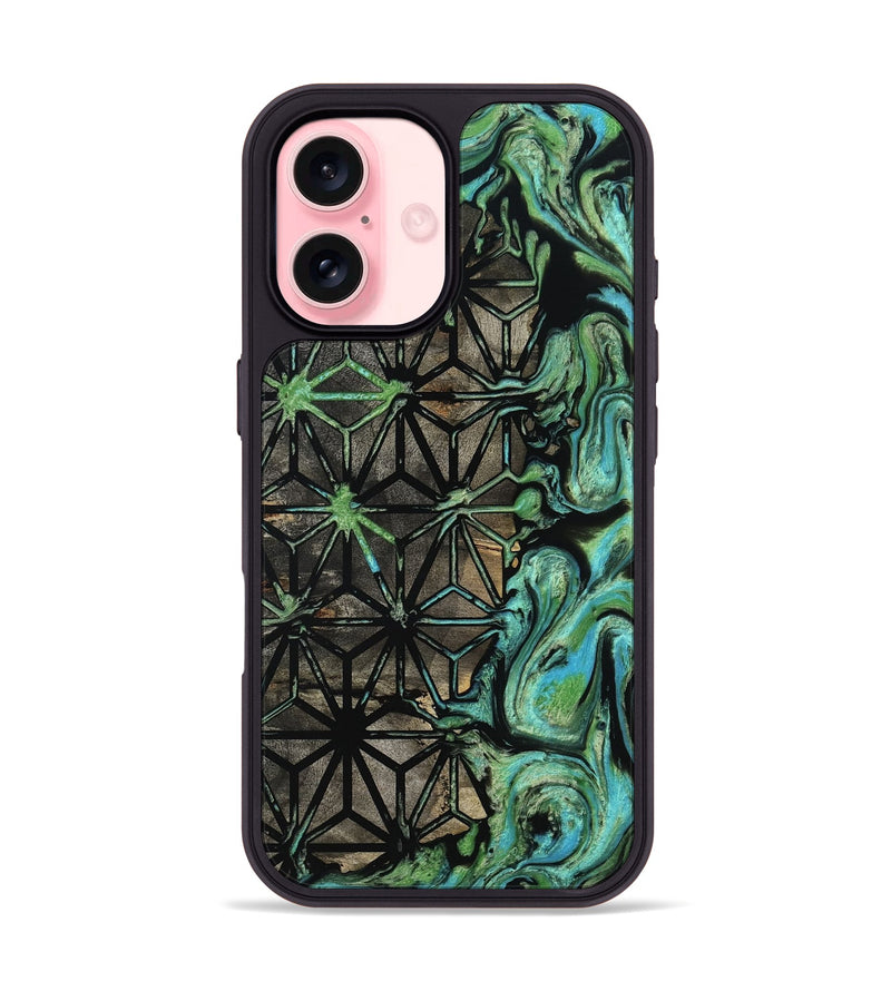 iPhone 16 Wood Phone Case - Gianna (Pattern, 799863)