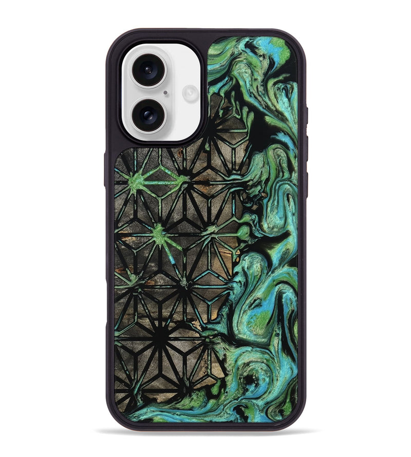 iPhone 16 Plus Wood Phone Case - Gianna (Pattern, 799863)