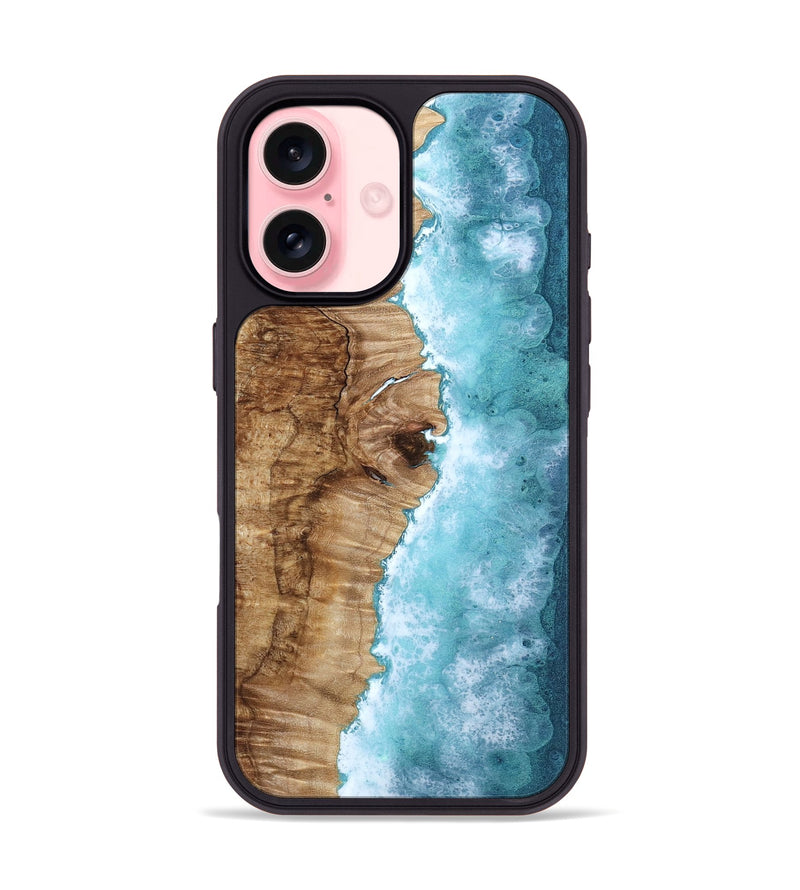 iPhone 16 Wood Phone Case - Darwin (Coastal, 799869)