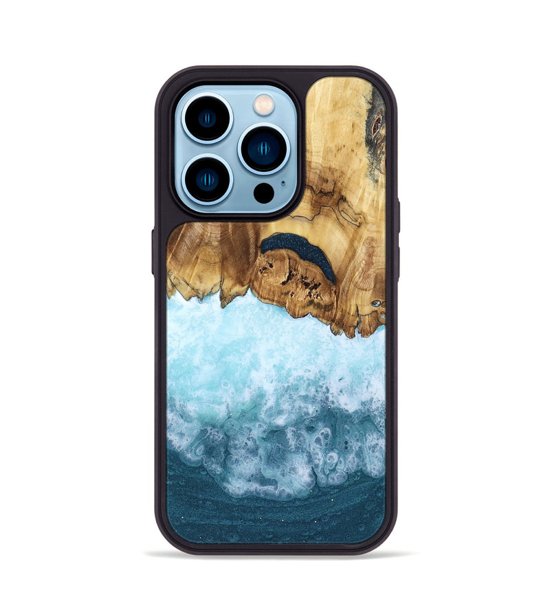 iPhone 14 Pro Wood Phone Case - Dianne (Coastal, 799873)