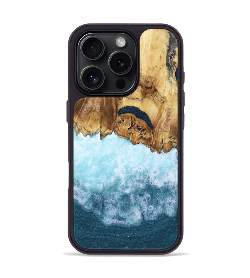 iPhone 16 Pro Wood Phone Case - Dianne (Coastal, 799873)
