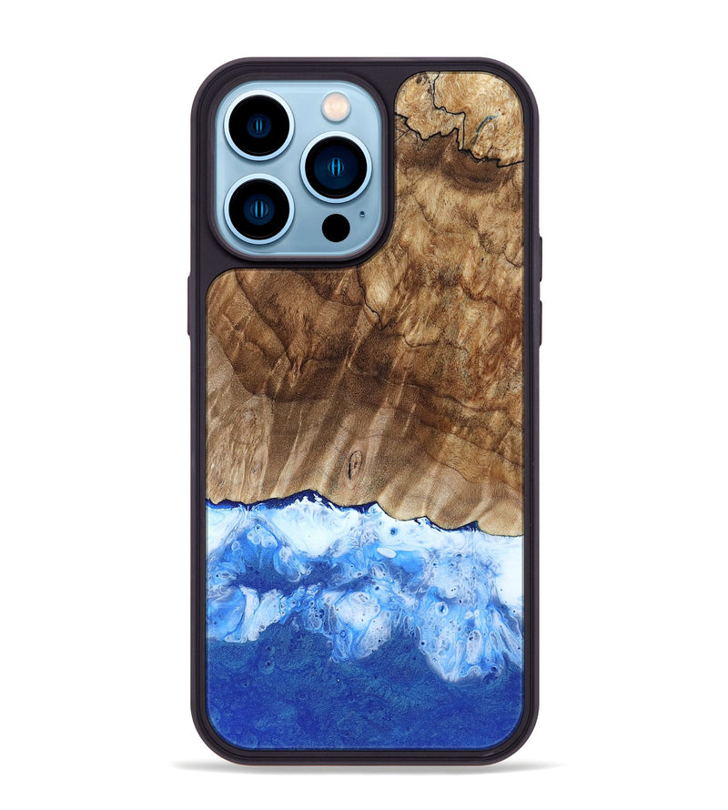 iPhone 14 Pro Max Wood Phone Case - Saundra (Coastal, 799876)