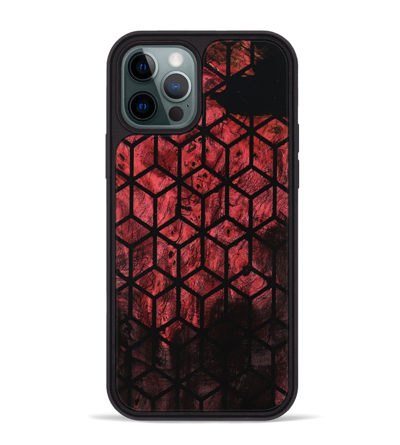 iPhone 12 Pro Max Wood Phone Case - Noah (Double Dyed, 799879)