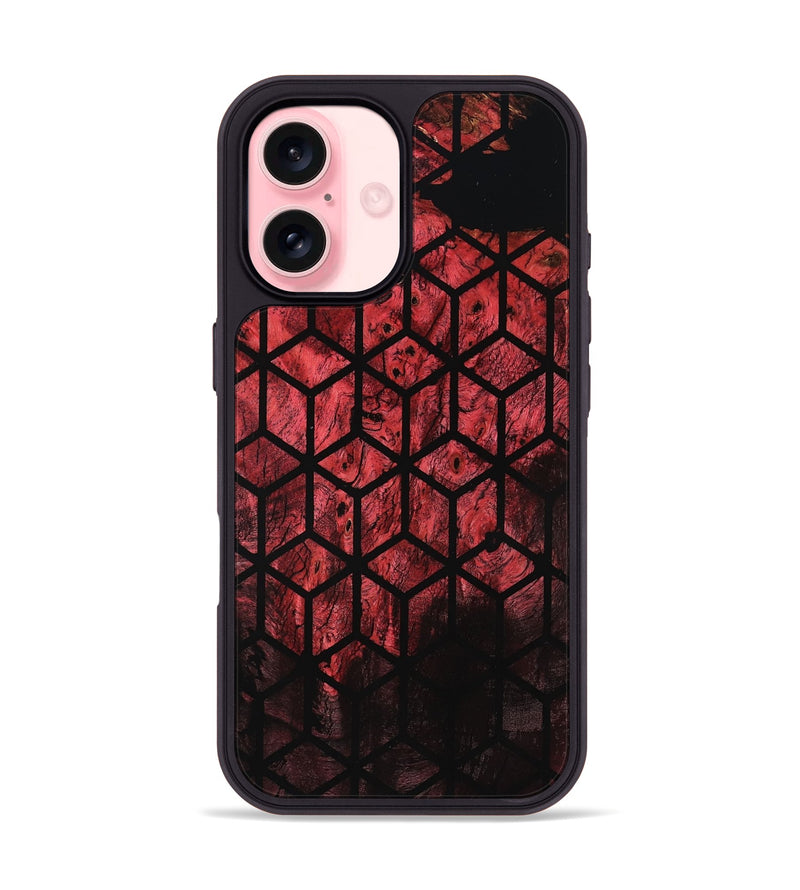 iPhone 16 Wood Phone Case - Noah (Double Dyed, 799879)