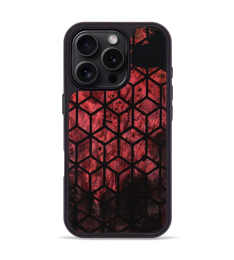 iPhone 16 Pro Wood Phone Case - Noah (Double Dyed, 799879)