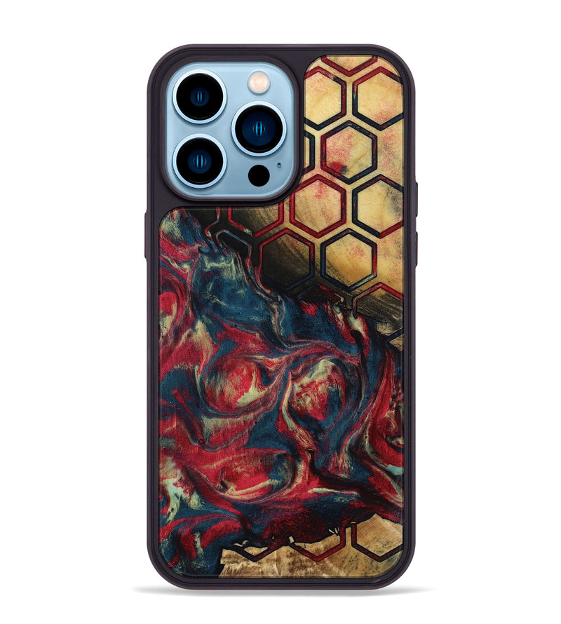 iPhone 14 Pro Max Wood Phone Case - Chante (Pattern, 799880)