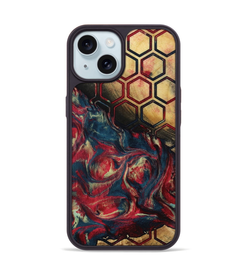 iPhone 15 Wood Phone Case - Chante (Pattern, 799880)