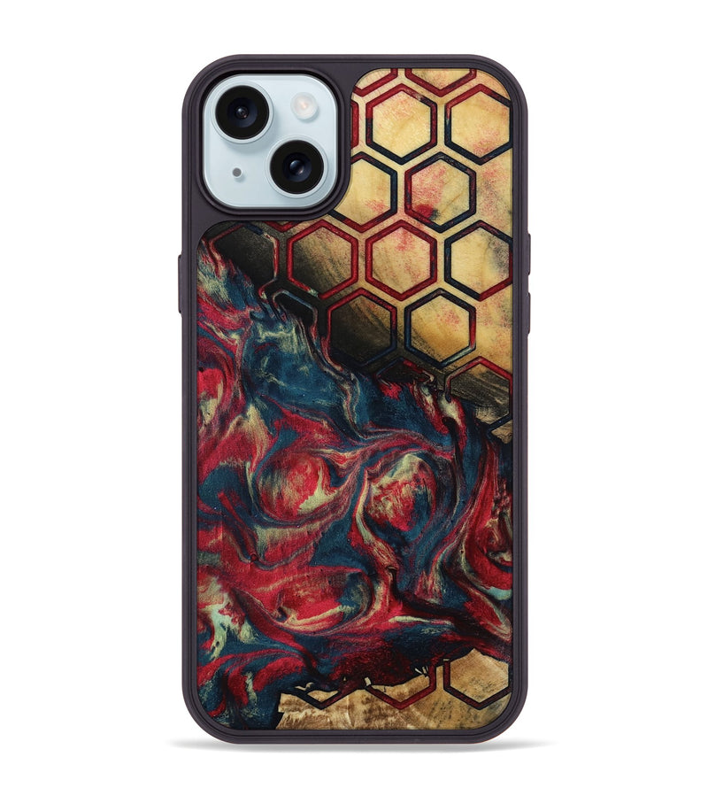 iPhone 15 Plus Wood Phone Case - Chante (Pattern, 799880)