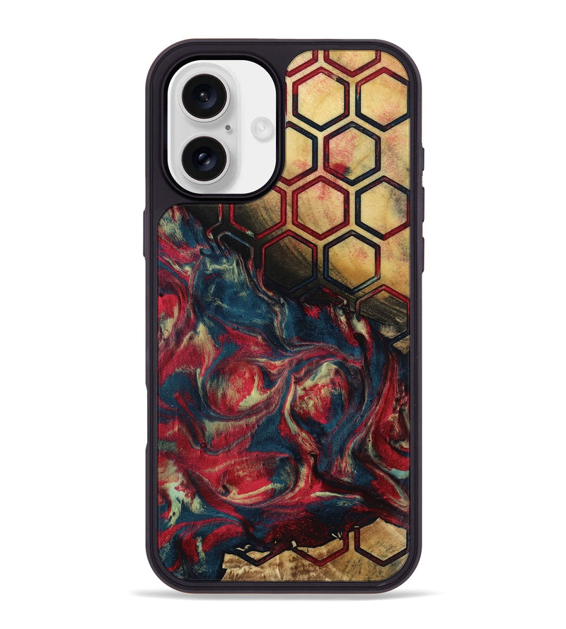 iPhone 16 Plus Wood Phone Case - Chante (Pattern, 799880)