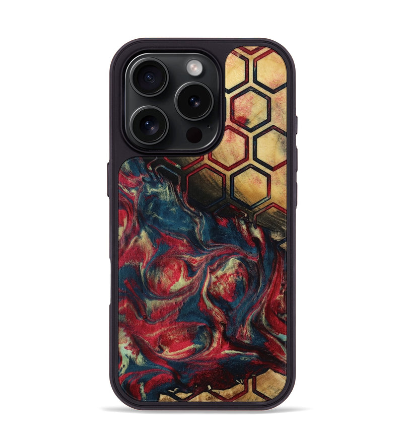 iPhone 16 Pro Wood Phone Case - Chante (Pattern, 799880)