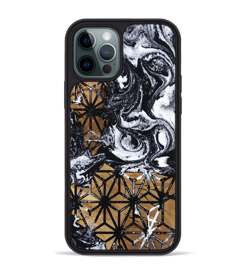 iPhone 12 Pro Max Wood Phone Case - Yaakov (Pattern, 799882)