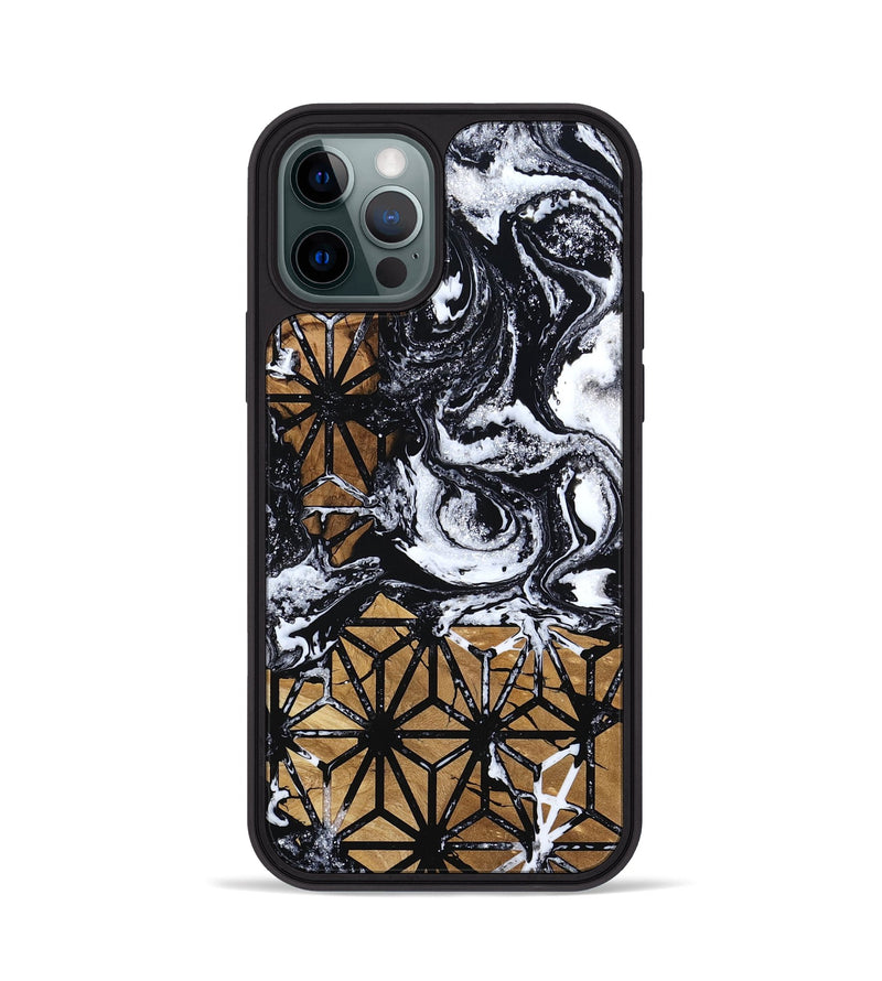 iPhone 12 Pro Wood Phone Case - Yaakov (Pattern, 799882)