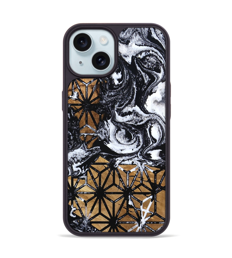 iPhone 15 Wood Phone Case - Yaakov (Pattern, 799882)