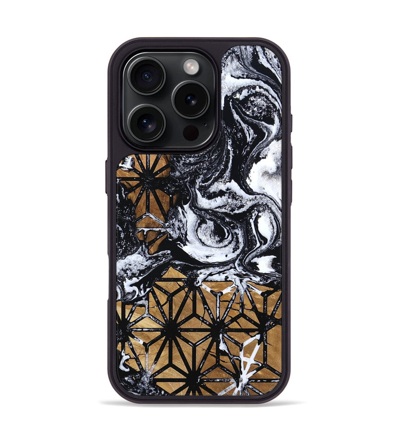 iPhone 16 Pro Wood Phone Case - Yaakov (Pattern, 799882)