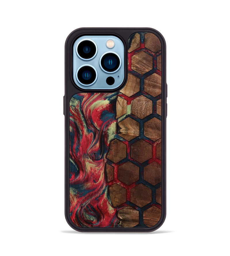 iPhone 14 Pro Wood Phone Case - Madalyn (Pattern, 799883)