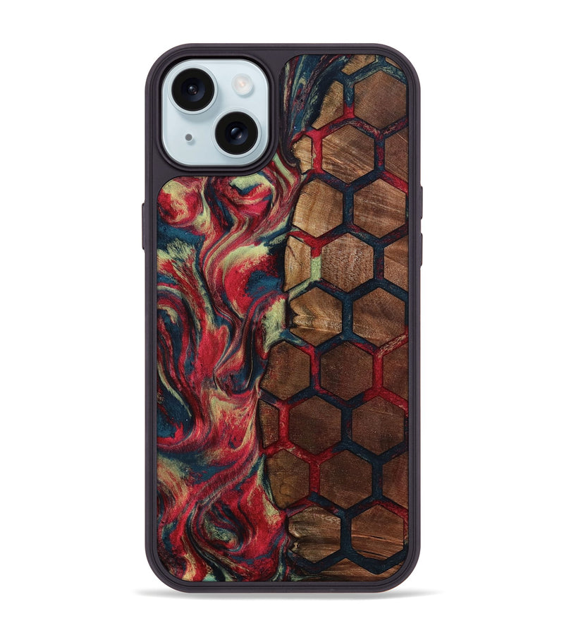 iPhone 15 Plus Wood Phone Case - Madalyn (Pattern, 799883)
