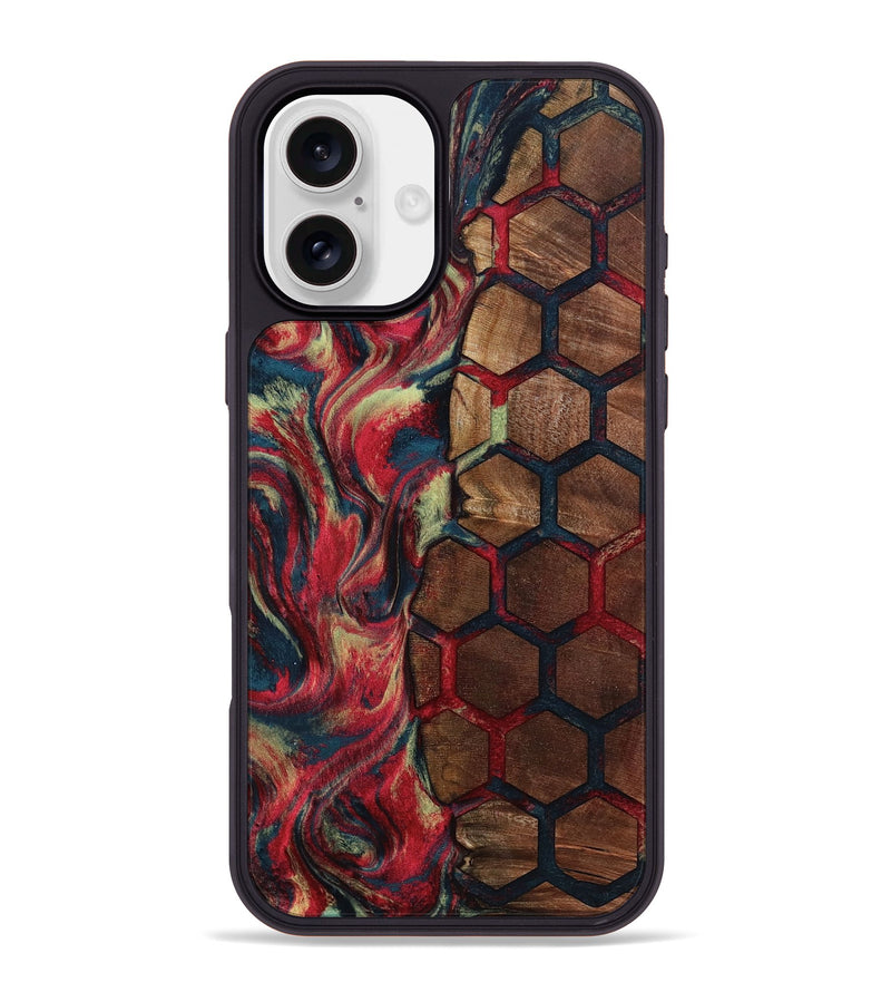 iPhone 16 Plus Wood Phone Case - Madalyn (Pattern, 799883)