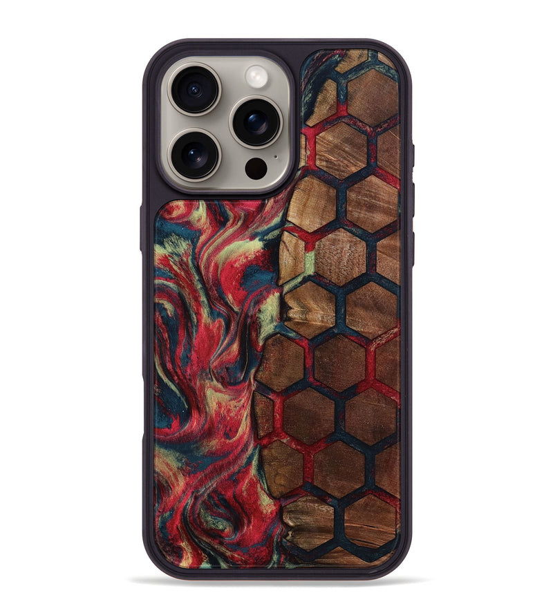 iPhone 16 Pro Max Wood Phone Case - Madalyn (Pattern, 799883)