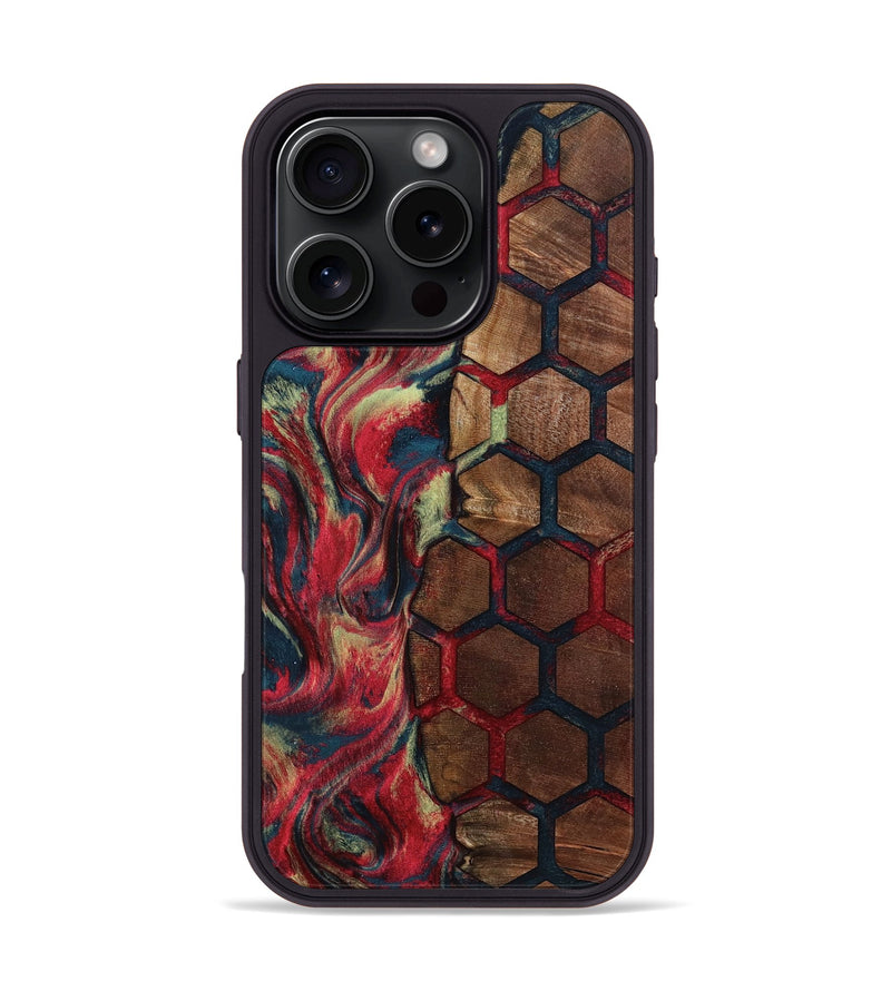 iPhone 16 Pro Wood Phone Case - Madalyn (Pattern, 799883)