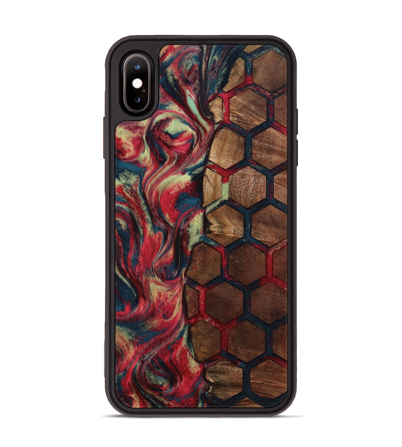 iPhone Xs Max Wood Phone Case - Madalyn (Pattern, 799883)