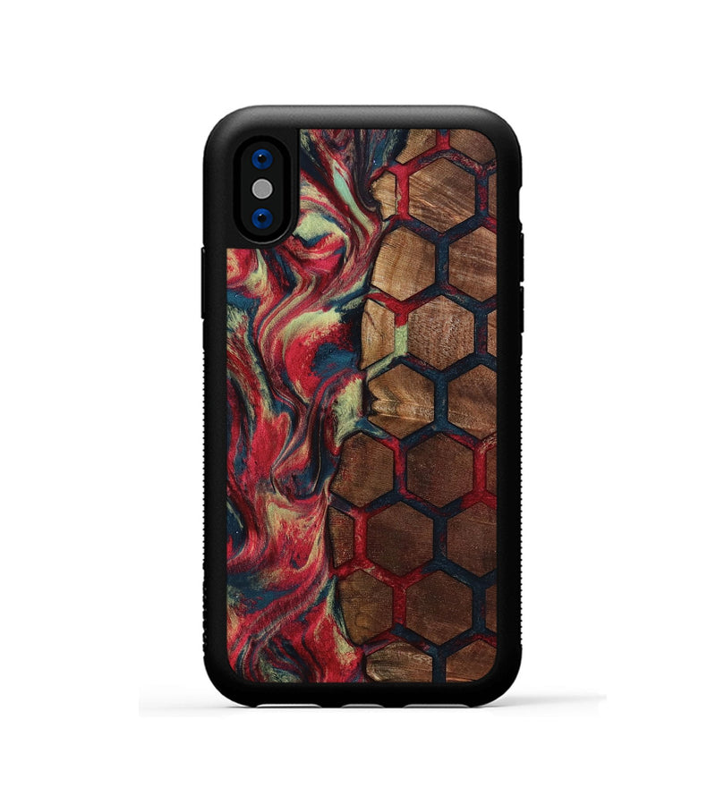 iPhone Xs Wood Phone Case - Madalyn (Pattern, 799883)