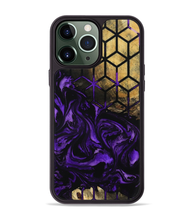 iPhone 13 Pro Max Wood Phone Case - Lizbeth (Pattern, 799884)