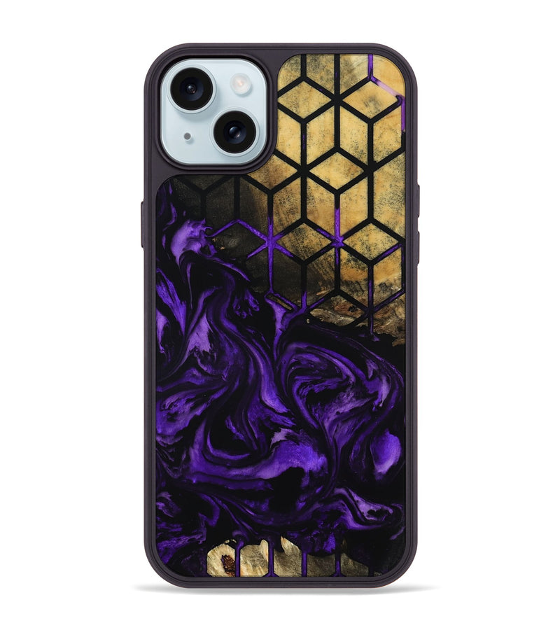 iPhone 15 Plus Wood Phone Case - Lizbeth (Pattern, 799884)