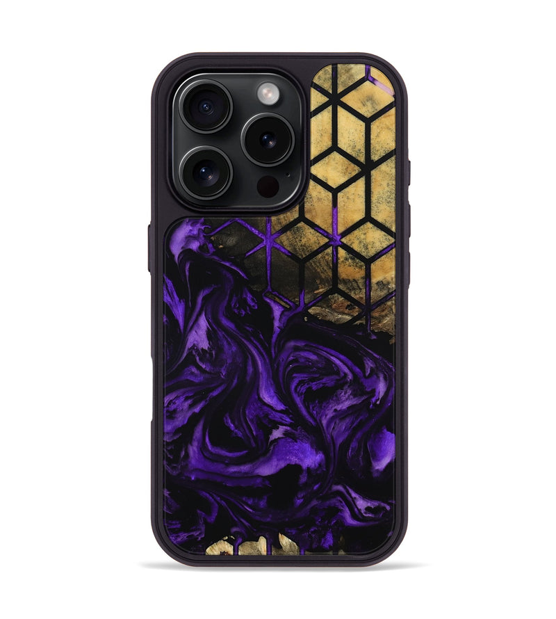 iPhone 16 Pro Wood Phone Case - Lizbeth (Pattern, 799884)