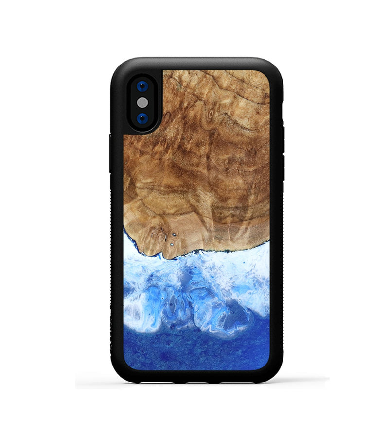 iPhone Xs Wood Phone Case - Nikole (Coastal, 799886)