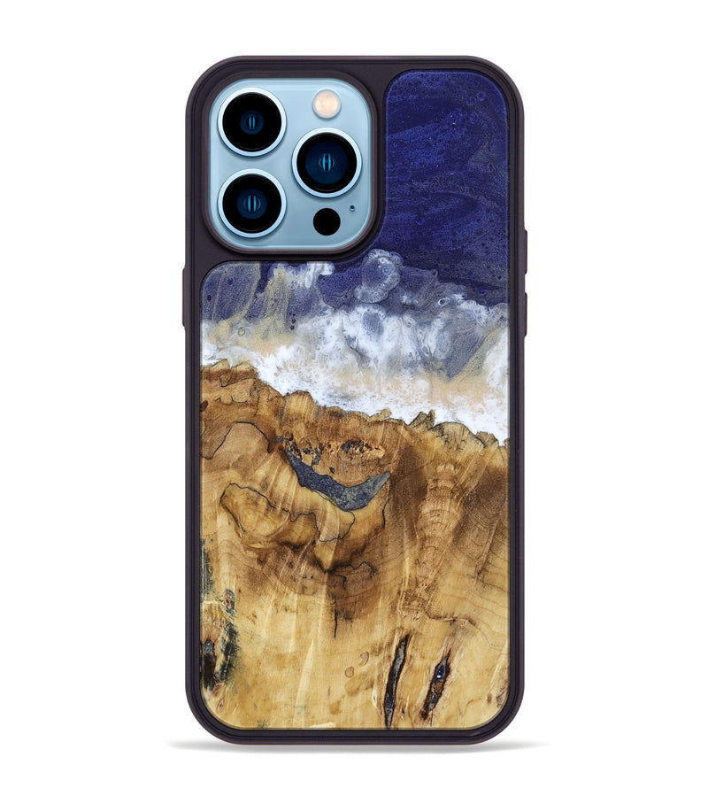 iPhone 14 Pro Max Wood Phone Case - Arlie (Coastal, 799888)