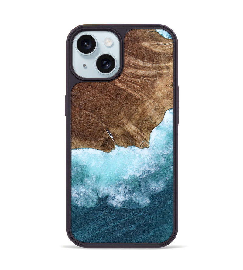 iPhone 15 Wood Phone Case - Yareli (Coastal, 799899)