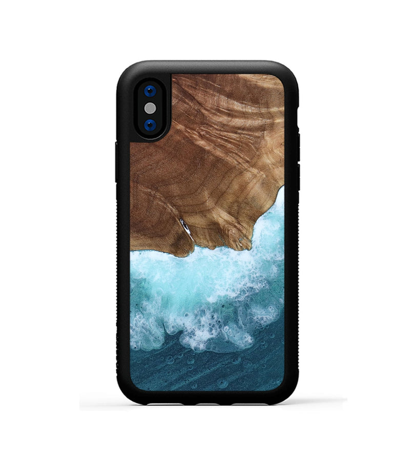 iPhone Xs Wood Phone Case - Yareli (Coastal, 799899)