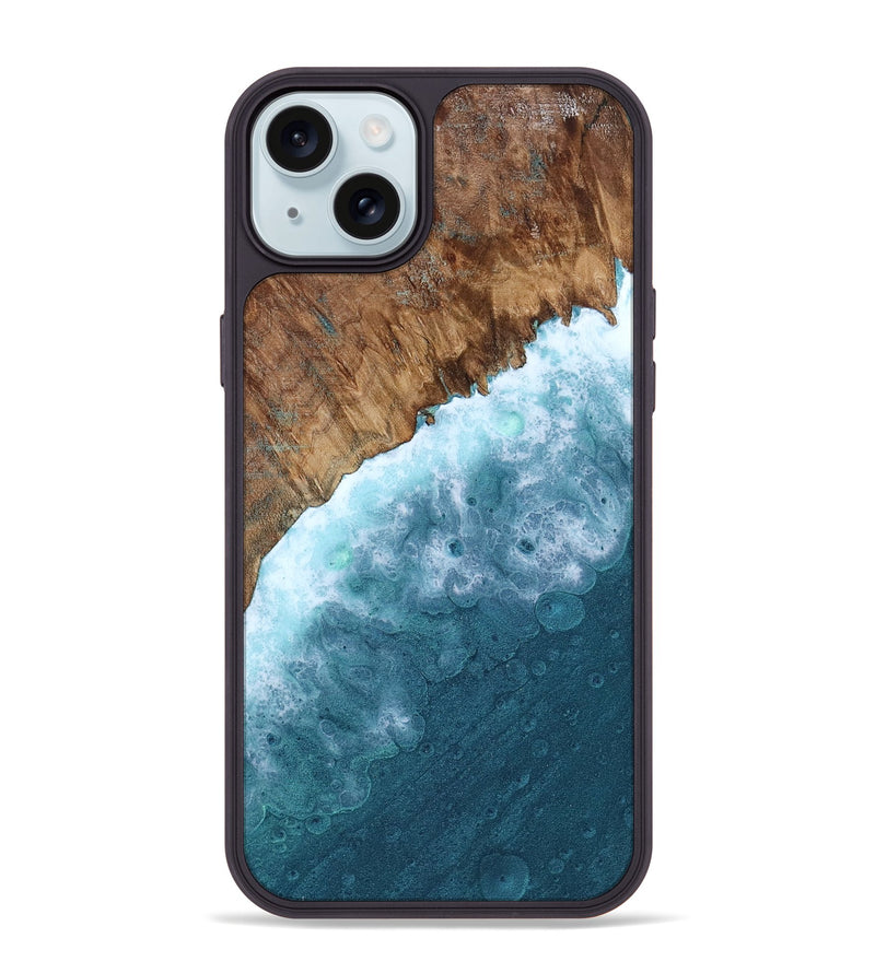 iPhone 15 Plus Wood Phone Case - Myrtie (Coastal, 799902)