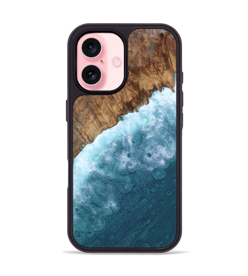 iPhone 16 Wood Phone Case - Myrtie (Coastal, 799902)