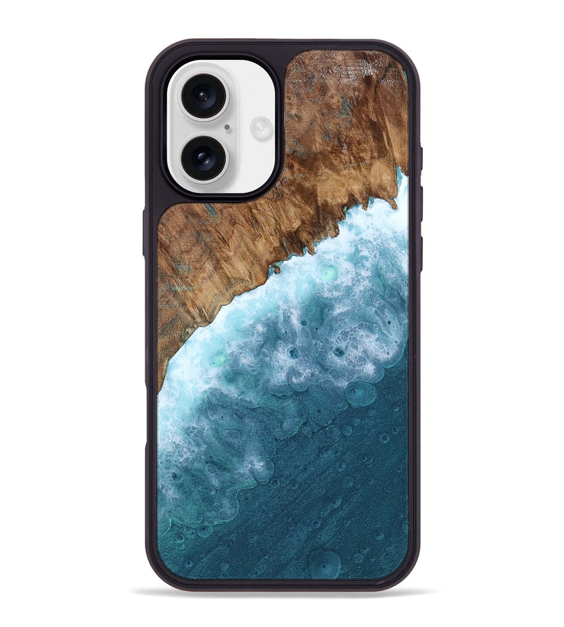 iPhone 16 Plus Wood Phone Case - Myrtie (Coastal, 799902)