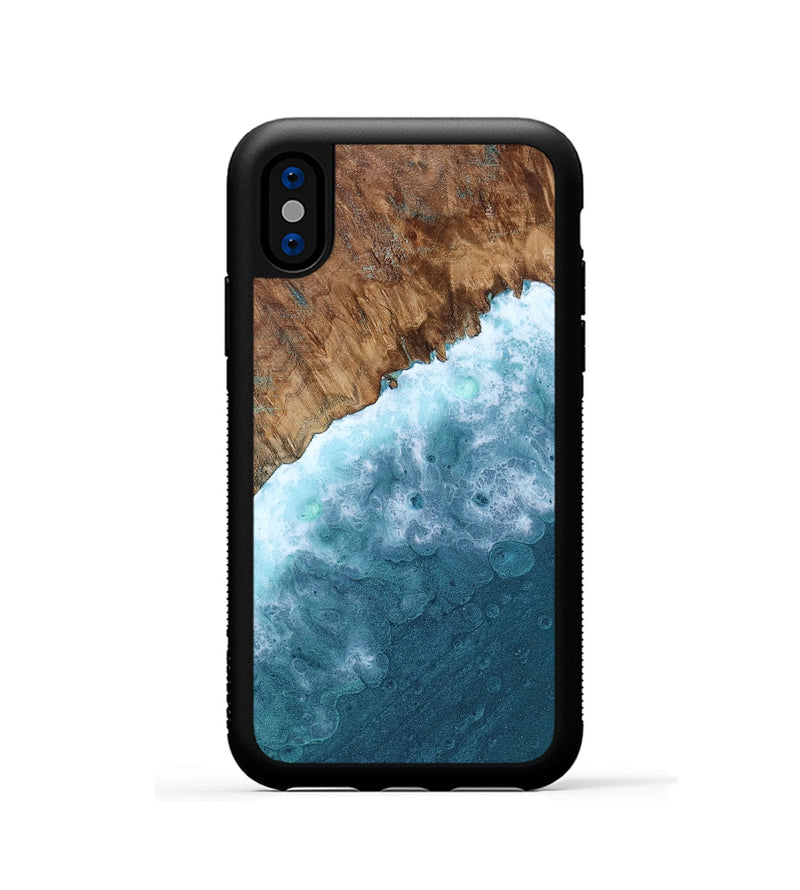 iPhone Xs Wood Phone Case - Myrtie (Coastal, 799902)